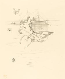 Les papillons, 1895. Creator: Henri de Toulouse-Lautrec