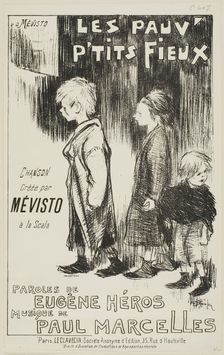 Les Pauv P'tits Fieux, 1892. Creator: Theophile Alexandre Steinlen