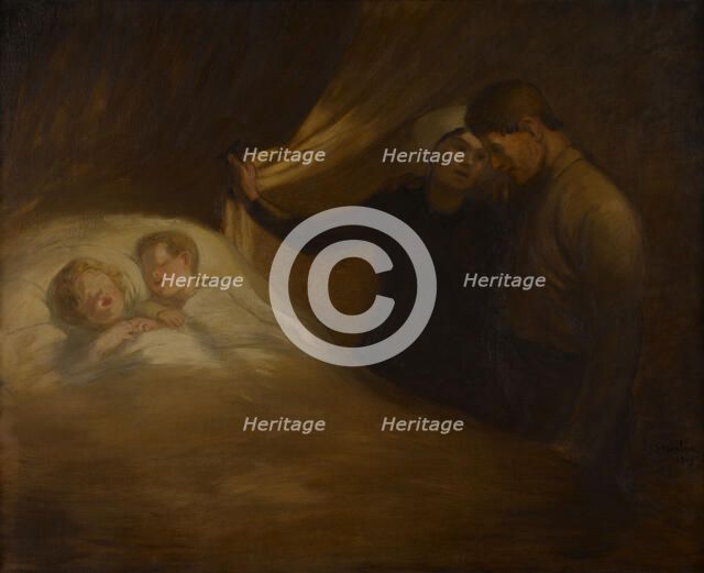 Les Pauvres gens, 1903. Creator: Theophile Alexandre Steinlen.