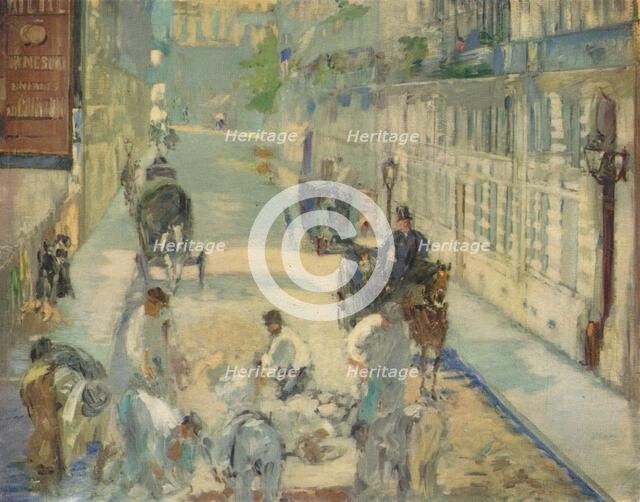 'Les Paveurs de la Rue de Berne', 1878. Artist: Edouard Manet.