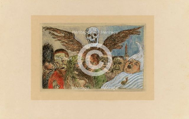 Les Péchés Capitaux (The Deadly Sins), 1888-1904. Creator: Ensor, James (1860-1949).
