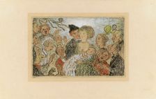 Les Péchés Capitaux (The Deadly Sins), 1888-1904. Creator: Ensor, James (1860-1949)