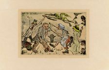 Les Péchés Capitaux (The Deadly Sins), 1888-1904. Creator: Ensor, James (1860-1949)