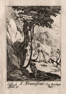 Les Penitents: St. François. Creator: Jacques Callot (French, 1592-1635)