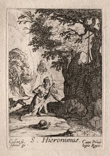 Les Penitents: St. Jérome. Creator: Jacques Callot (French, 1592-1635)