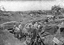 Les Peripeties d'une Attaque; Le 1er aout 1916, entre Belloy et Estrees, au moment..., 1916 (1924) Creator: Unknown