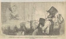 Les personnes de l'aimable société qui voudraient en faire autant..., 19th century. Creator: Honore Daumier