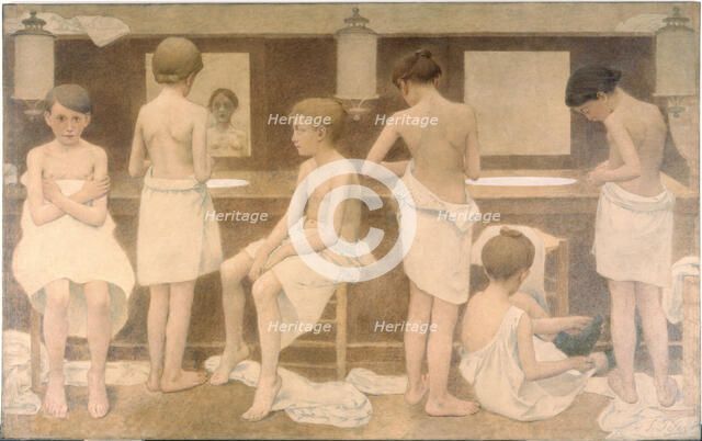 Les Petites Figurantes, between 1911 and 1913. Creator: Fernand Pelez.