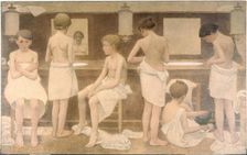 Les Petites Figurantes, between 1911 and 1913. Creator: Fernand Pelez
