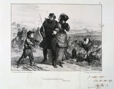 Les Petits Marchands d'Obus Siege of Paris, Franco-Prussian War, January 1871 (1872). Artist: Auguste Bry
