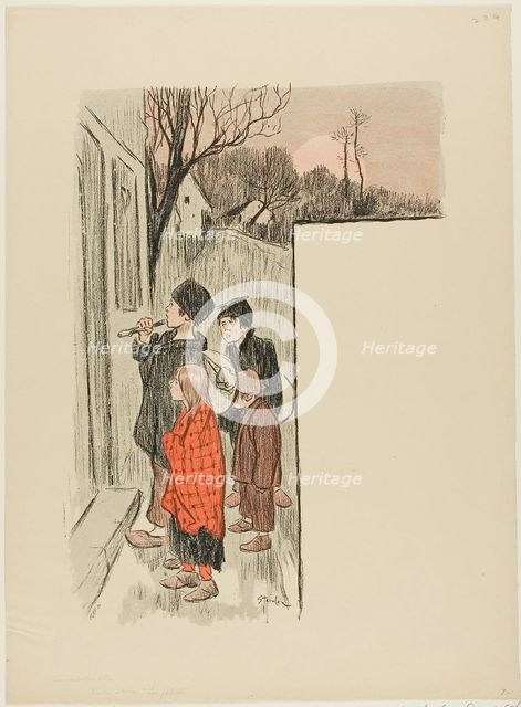 Les Petiots, published October 27, 1893. Creator: Theophile Alexandre Steinlen.
