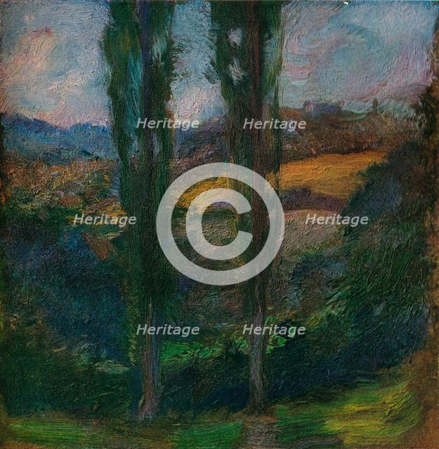 'Les Peupliers (Normandie)', c1905. Artist: Gaston la Touche.