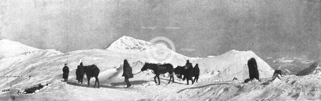 'Les phases de la Retraite de la Deuxieme armee Serbe, de la frontiere Bulgare au..., 1916. Creator: Samson Tchernoff.