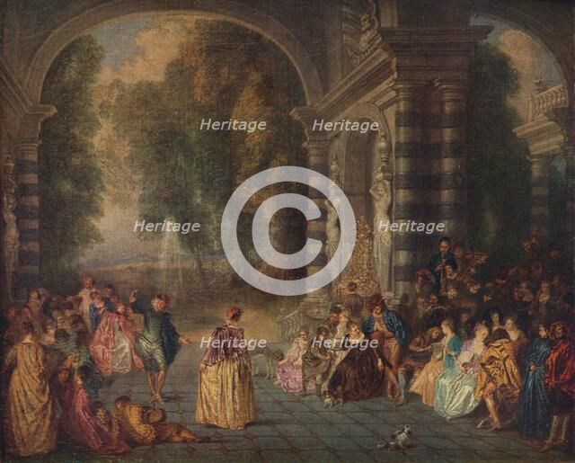 'Les Plaisirs du Bal (Le Bal Champetre)', c1717. Artist: Jean-Antoine Watteau.