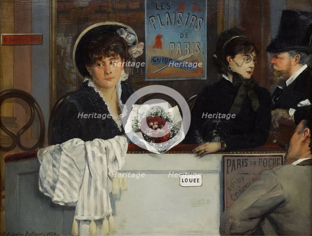 Les plaisirs de Paris (The pleasures of Paris), 1878. Creator: Carrière-Belleuse, Pierre (1851-1933).