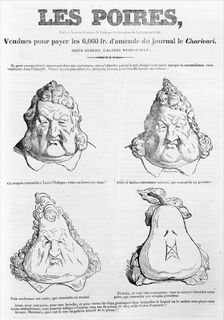 Les Poires, c1831. Creator: Honore Daumier