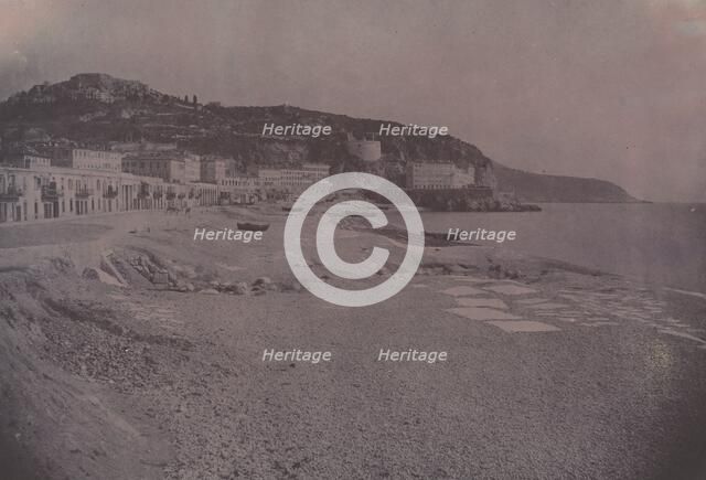 Les Ponchettes à Nice, c. 1855. Creator: Edouard Baldus.