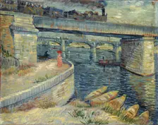 Les Ponts d'Asnières, 1887. Creator: Gogh, Vincent, van (1853-1890)