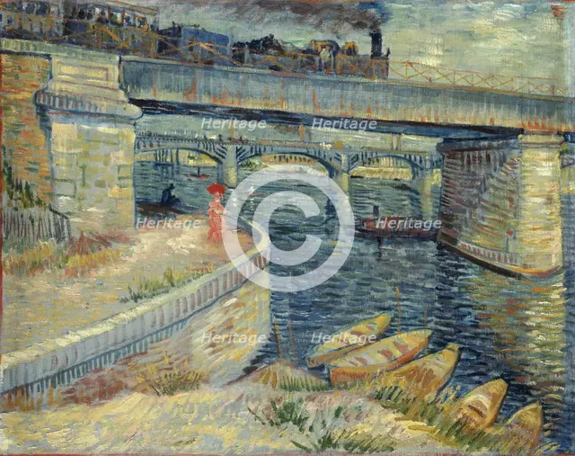 Les Ponts d'Asnières, 1887. Creator: Gogh, Vincent, van (1853-1890).