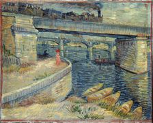 Les Ponts d'Asnières, 1887. Creator: Gogh, Vincent, van (1853-1890)