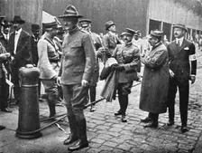 Les Premiers Contingents Americains en France; Le major general William L. Sibert 1917. Creator: Jean Clair-Guyot