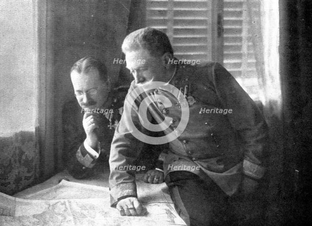 ''Les Premiers coups de canon; Le General Conrad de Hotzendorf', 1914. Creator: S Chernov.
