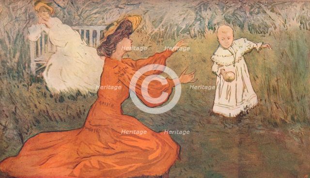 Les Premiers Pas (first steps), c1875-1906, (1906). Creator: Allan Österlind.