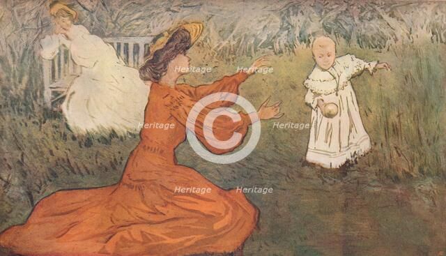 Les Premiers Pas (first steps), c1875-1906, (1906). Creator: Allan Österlind.