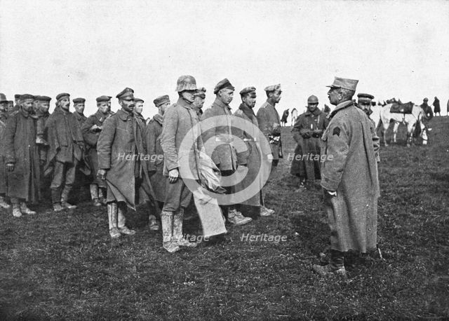 'Les prises d'une action locale; Six cent cinquante prisonniers resterent entre nos mains..., 1918. Creator: Unknown.