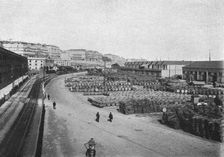 'Les quais d'Alger; Afrique du nord 1914. Creator: Charles Chusseau-Flaviens