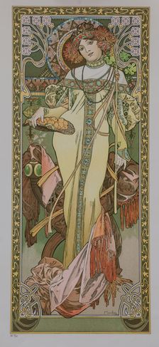 Les quatre saisons: L'Automne, 1900. Creator: Mucha, Alfons Marie (1860-1939)