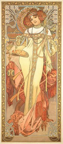 Les quatre saisons: L'Automne, 1900. Creator: Mucha, Alfons Marie (1860-1939)