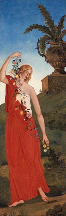 Les quatre saisons - Le printemps, c.1860. Creator: Paul Cezanne