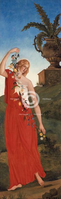 Les quatre saisons - Le printemps, c.1860. Creator: Paul Cezanne.