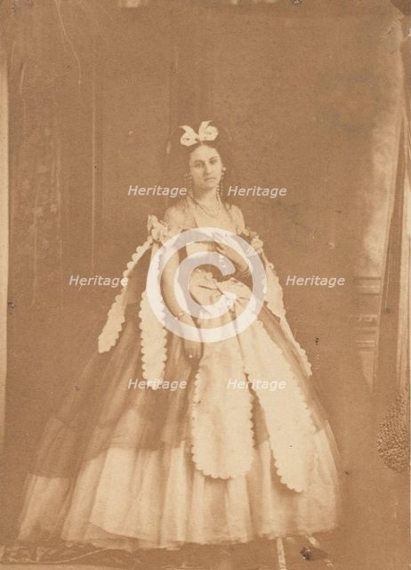 Les rubans découpé, 1860s. Creator: Pierre-Louis Pierson.