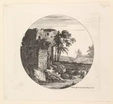 Les Ruines a gauche. Creator: Jean Morin