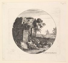 Les Ruines a gauche. Creator: Jean Morin