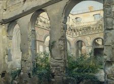 Les Ruines de l'ancienne Cour des comptes, à l'emplacement de l'actuel musée d'Orsay..., c1883-1893. Creator: Georges Rouard