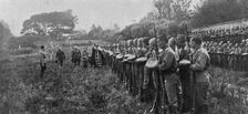 Les Russes en France; au camp Mirabeau, pres de Marseille : la benediction des soldats..., 1916. Creator: Unknown