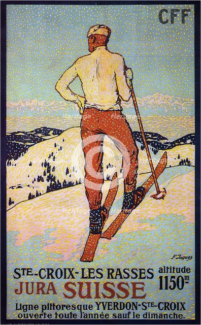 Les Rasses, Sainte-Croix, 1921. Artist: Jacques, François (1877-1937)