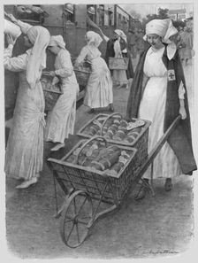 Les ravitailleuses 1916. Creator: L Sabattier