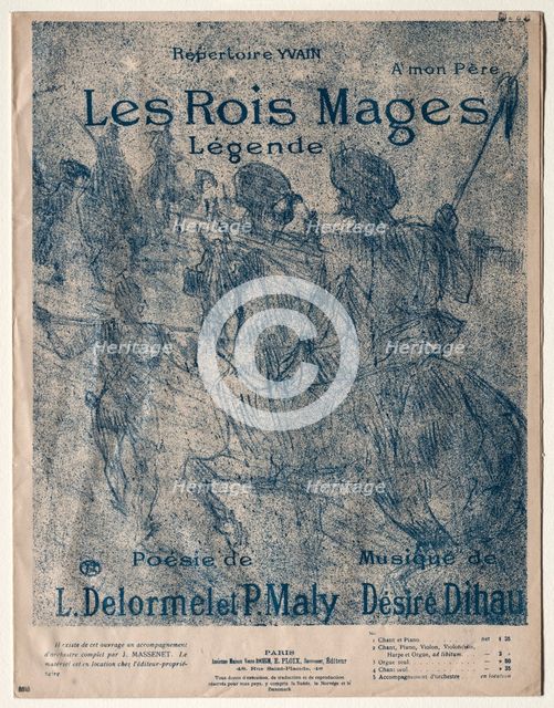 Les Rois Mages, 1899. Creator: Henri de Toulouse-Lautrec (French, 1864-1901).