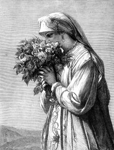 "Les Roses." by Portaels, 1873. Creator: William Biscombe Gardner