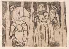 Les Rouisseuses (The Flax Gatherers), 1893. Creator: Armand Seguin