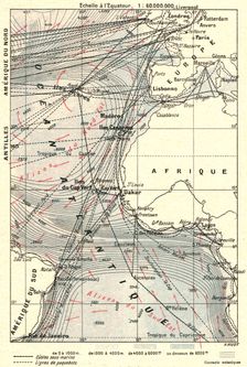 'Les routes l'Atlantique; L'Ouest Africain 1914. Creator: Unknown