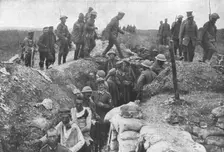 Les Succes Britanniques au Nord de la Somme; Quelques-uns des centaines d'Allemands..., 1916 (1924) Creator: Unknown
