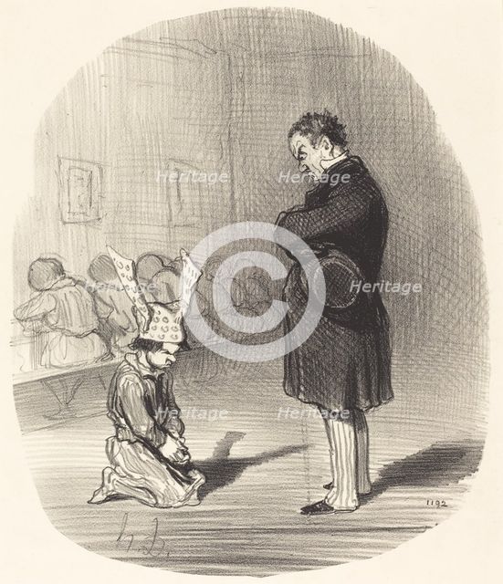 Les Suites d'une Insurrection, 1849. Creator: Honore Daumier.