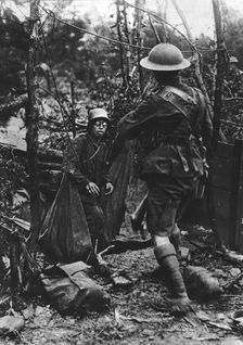 Les surprises de l'amalgame; quelle langue employer pour se rendre!….: quand un Allemand..., 1918. Creator: Unknown