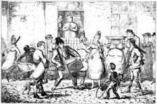 Les Savoyards 1818.Artist: George Cruikshank