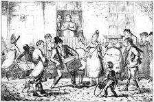 Les Savoyards 1818.Artist: George Cruikshank